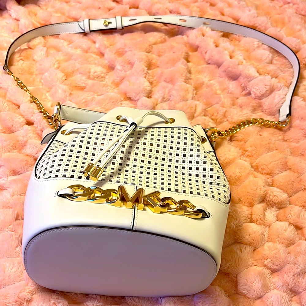 Off White Michael Kors perforated bag